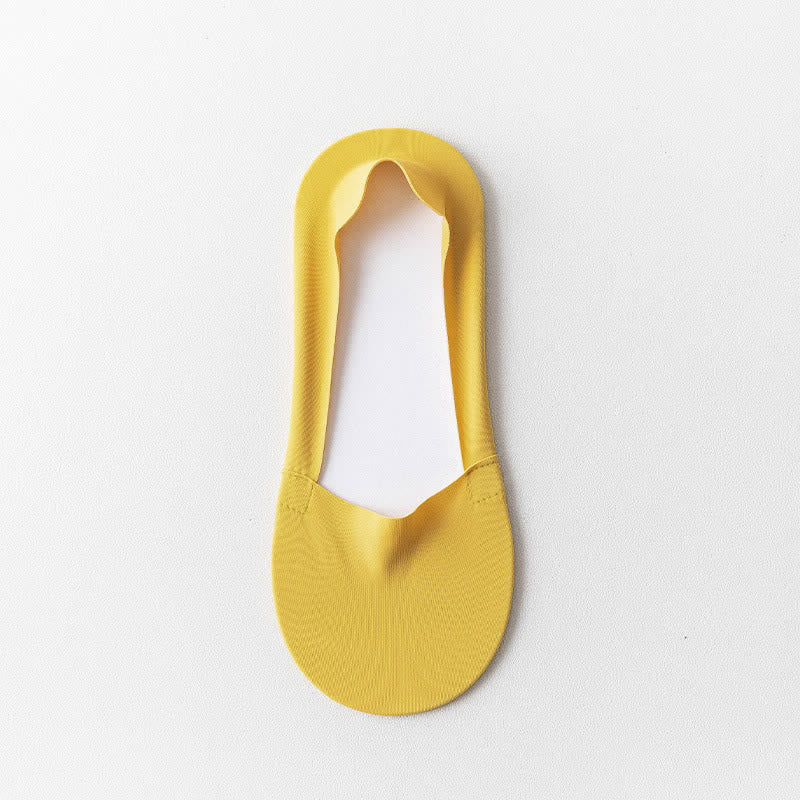 Chaussettes bateau unisexes à ouverture profonde (5 paires) - Jaune - EU35-38 (US5-7) - image 18