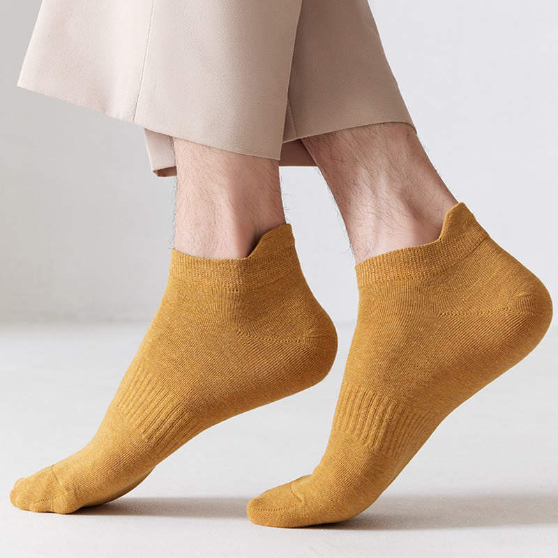 Chaussettes respirantes de couleur unie grande taille (8 paires)