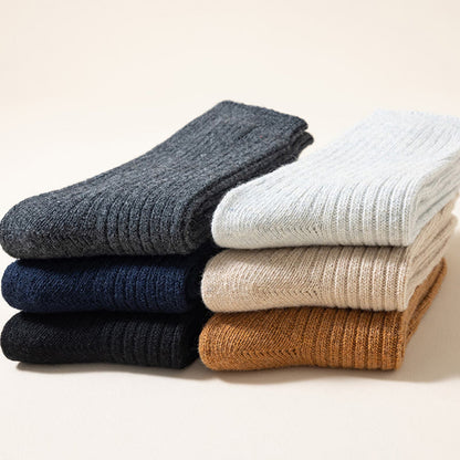 Chaussettes hautes unies grandes tailles (6 paires) - Multicolore - UE39-46 (US6-12) - image 4