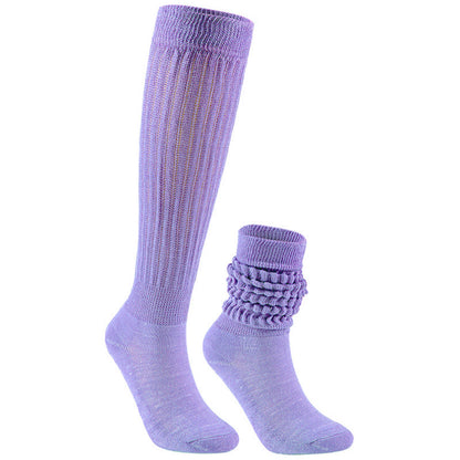 Chaussettes souples couleur bonbon (2 paires) - Violet clair - EU36-42 (US3-8.5) - image 13