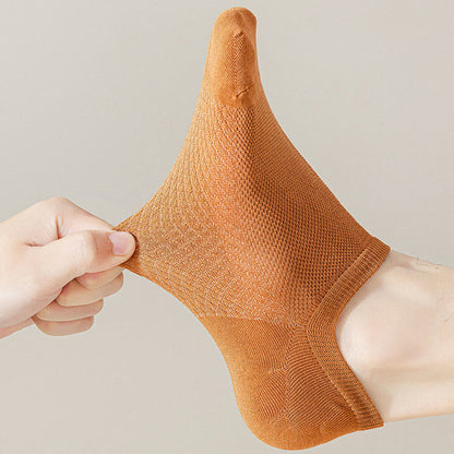 Chaussettes invisibles de massage en maille (5 paires) - image 2