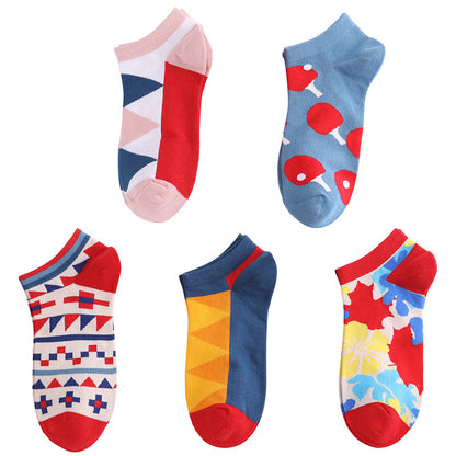 Chaussettes Plusock à contraste de couleurs (5 paires) - image 3