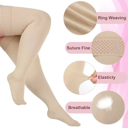 Chaussettes de compression antidérapantes grande taille
