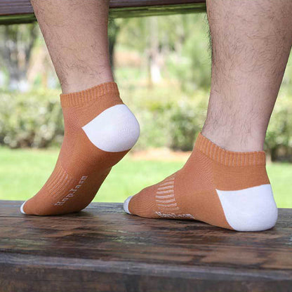 Chaussettes montantes en maille à lettres (5 paires) - image 3