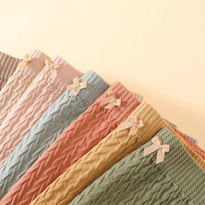 Culotte taille haute avec nœud papillon grande taille (5 paires) - image 3