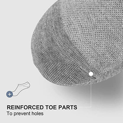 Chaussettes invisibles en maille grande taille (3 paires)