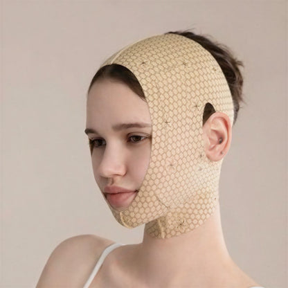 Masque facial sculptant en maille respirante - Nu - One Size - image 0