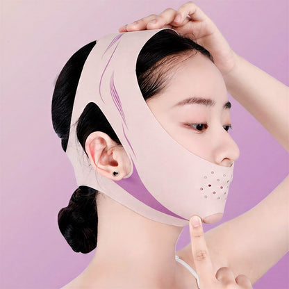 Mentonnière respirante et bandage de soutien facial - image 9