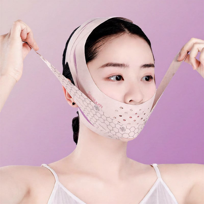 Mentonnière respirante et bandage de soutien facial - image 0