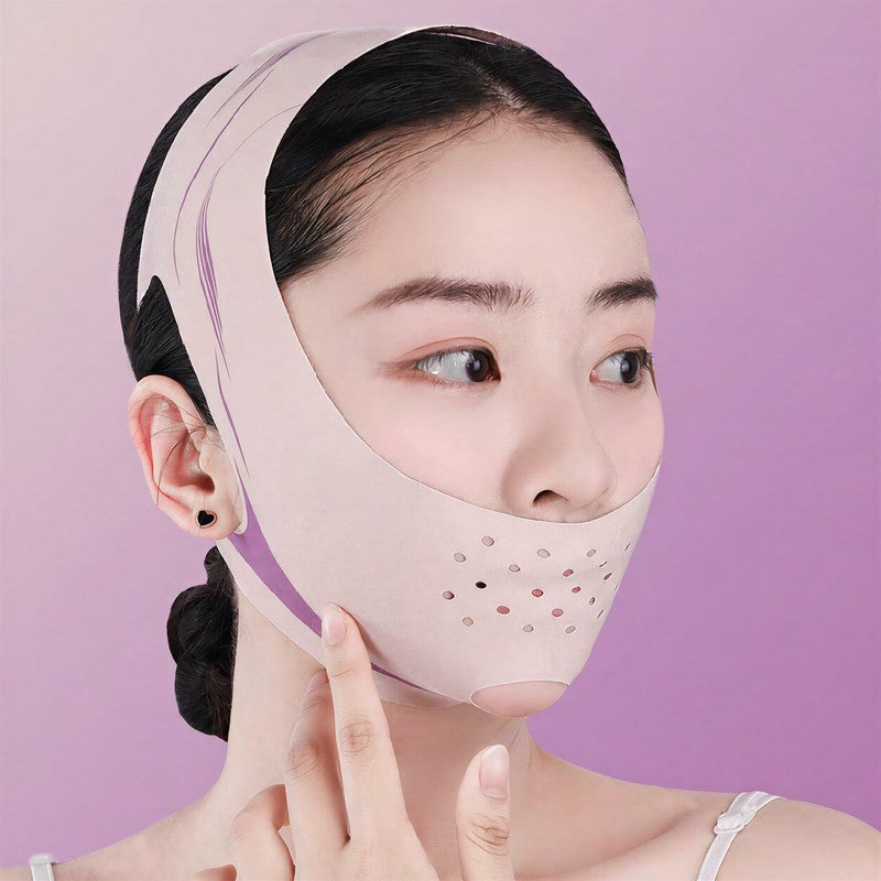 Mentonnière respirante et bandage de soutien facial - image 7
