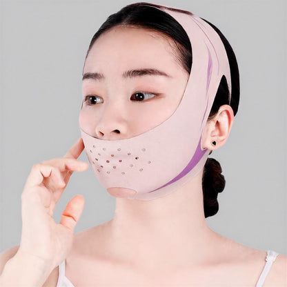 Mentonnière respirante et bandage de soutien facial - image 5