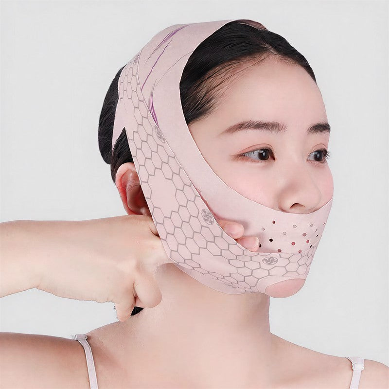 Mentonnière respirante et bandage de soutien facial - image 3