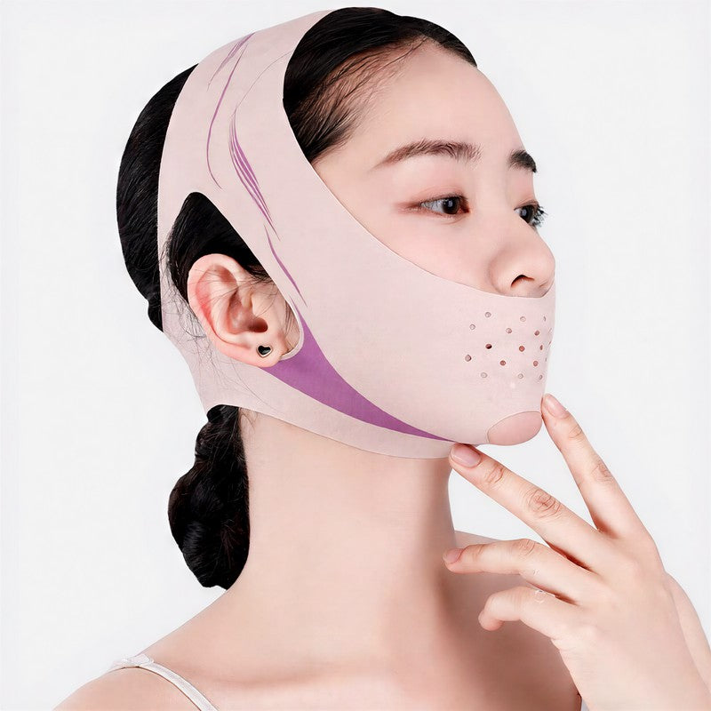 Mentonnière respirante et bandage de soutien facial - image 2