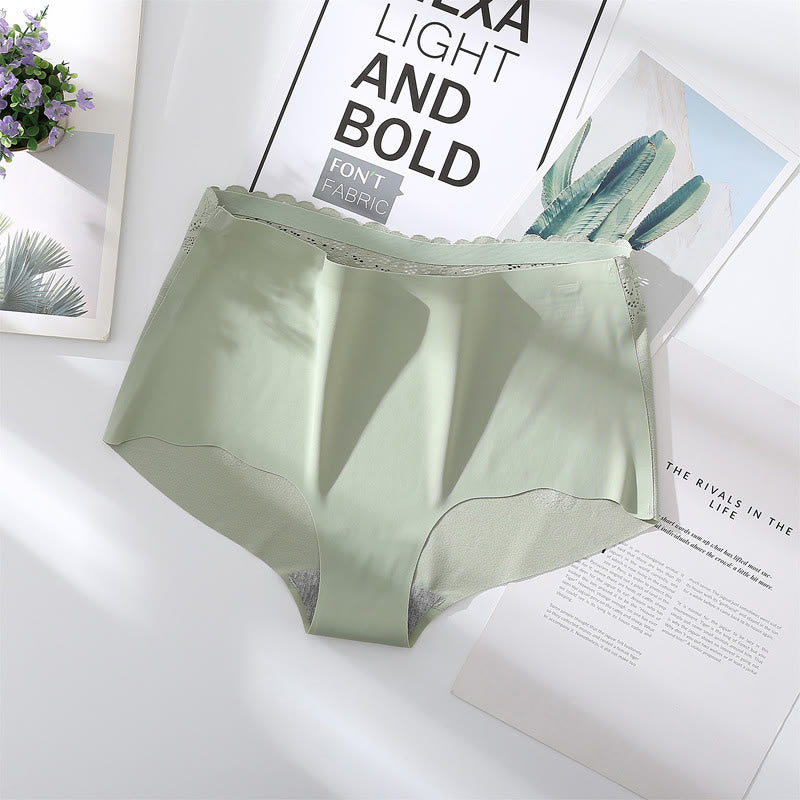 Culotte sans couture (paquet de 3) - Vert clair - 3XL - image 4