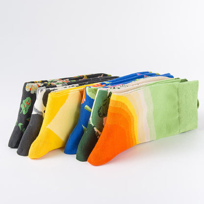 Chaussettes Plusock à motif tulipe et colombe (6 paires) - image 8