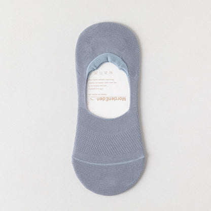 Chaussettes invisibles en maille élastique grande taille (5 paires)