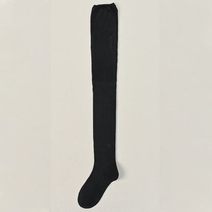 Chaussettes hautes de couleur unie (2 paires)