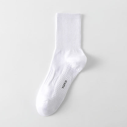Chaussettes épaisses de couleur unie grande taille (5 paires)
