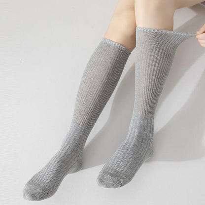 Chaussettes souples élégantes de couleur unie (3 paires)