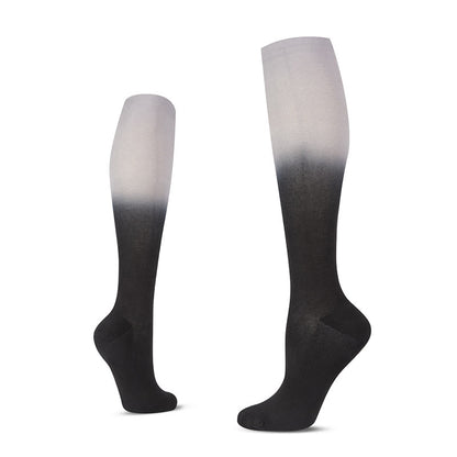 Chaussettes de sport à compression hautes Tie Dye