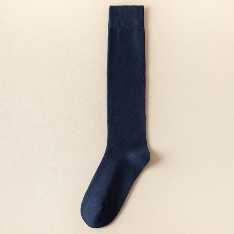 Chaussettes hautes absorbant la transpiration (3 paires) - Bleu marine - Convient à 220 lb - image 4