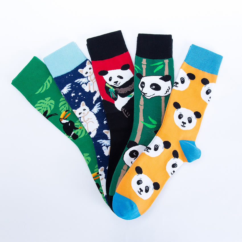 Chaussettes Plusock Cute Panda (5 paires) - image 7