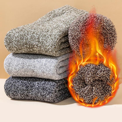 Chaussettes thermiques épaisses grande taille (5 paires)