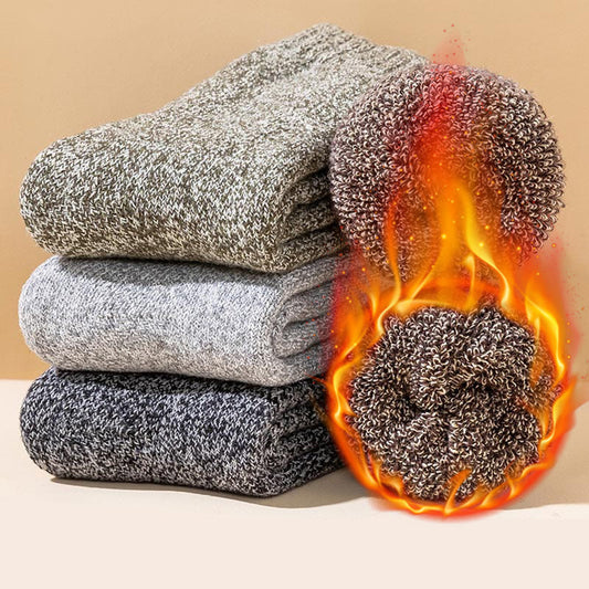 Chaussettes thermiques épaisses grande taille (5 paires)