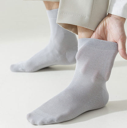 Chaussettes en maille de coton (5 paires) - image 1