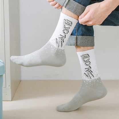 Chaussettes montantes tendance (5 paires) - image 8