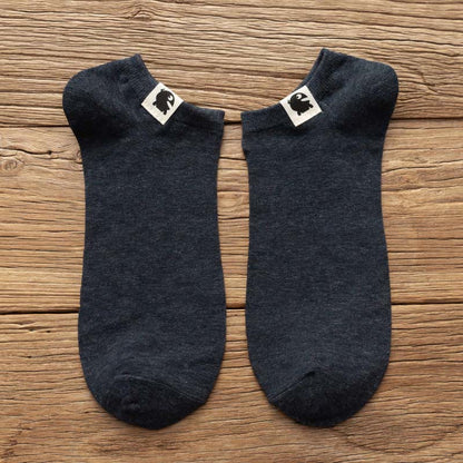 Chaussettes en coton à motifs amusants (3 paires) - 42-48 - Bleu marine - image 13