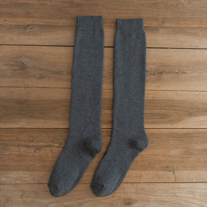 Chaussettes thermiques épaisses montantes jusqu'aux genoux (5 paires) - Gris foncé - EU39-45 (US6-11) - image 7
