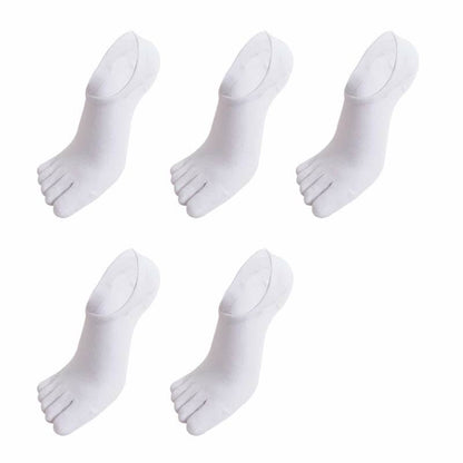 Chaussettes antibactériennes d'alignement à cinq orteils grande taille (5 paires)