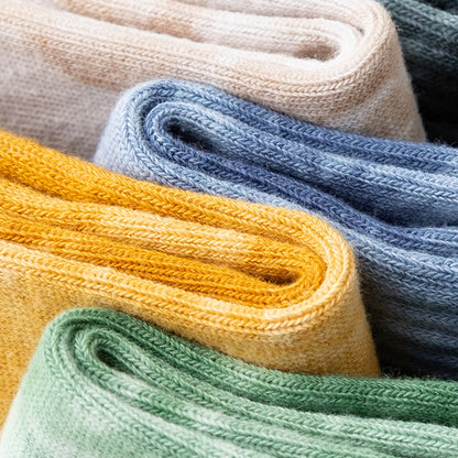 Chaussettes tie-dye mi-mollet (5 paires) - image 8