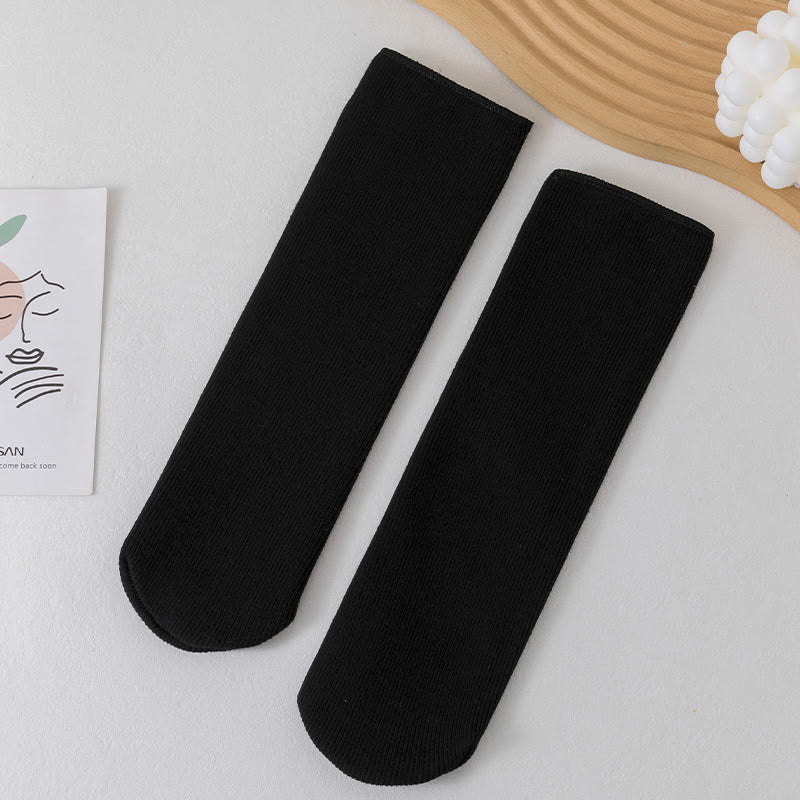 Chaussettes polaires unies grandes tailles (6 paires) - Noir - EU34-45 (US1-11) - image 11