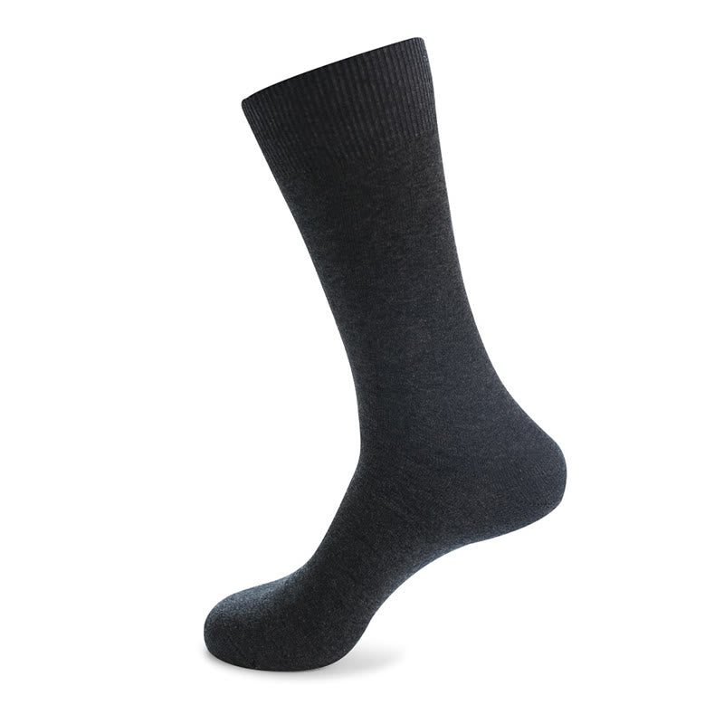 Chaussettes montantes solides et résistantes Plusock (7 paires) - Gris foncé - EU46-50 (US12-15) - image 14