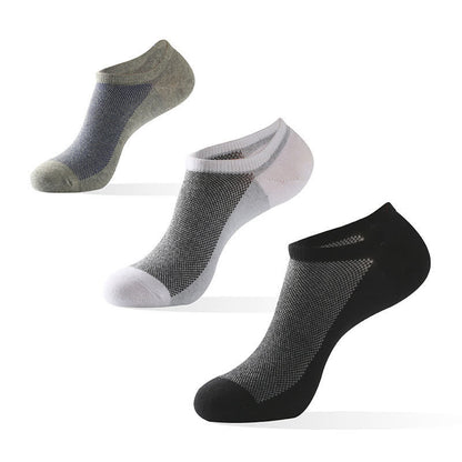 Chaussettes basses respirantes grande taille (6 paires)