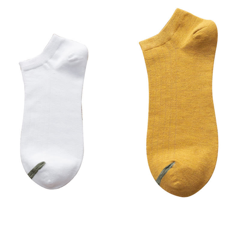 Chaussettes en coton rayées Plusock (3 paires) - image 2