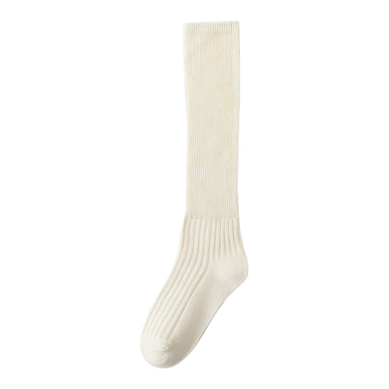 Chaussettes souples élégantes de couleur unie (3 paires)