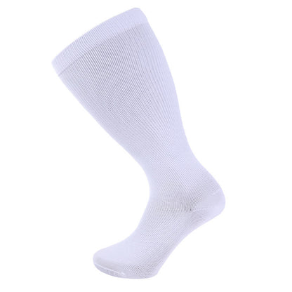 Chaussettes de compression unies grandes tailles 2XL - 7XL (3 paires) - Blanc - 7XL - image 10