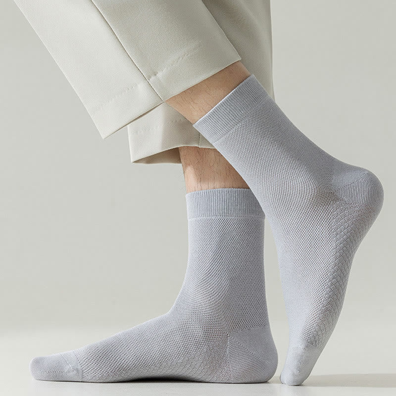 Chaussettes en maille de coton (5 paires) - image 8