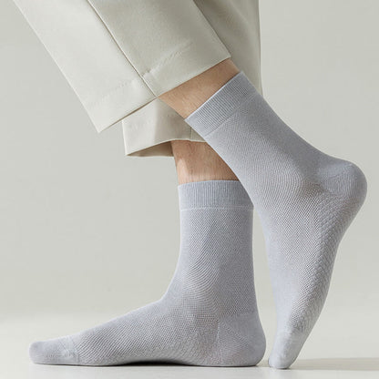 Chaussettes en maille de coton (5 paires) - image 8