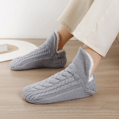 Chaussettes antidérapantes grande taille (2 paires) - Gris - EU36-39 (US3-6) - image 4