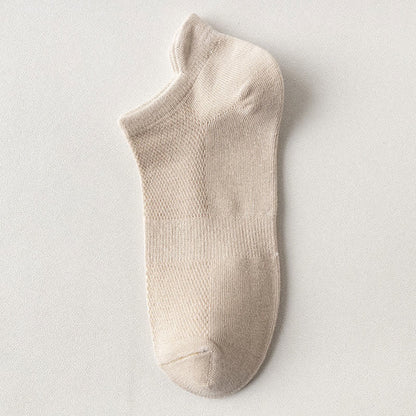 Chaussettes respirantes à la cheville grande taille (5 paires)