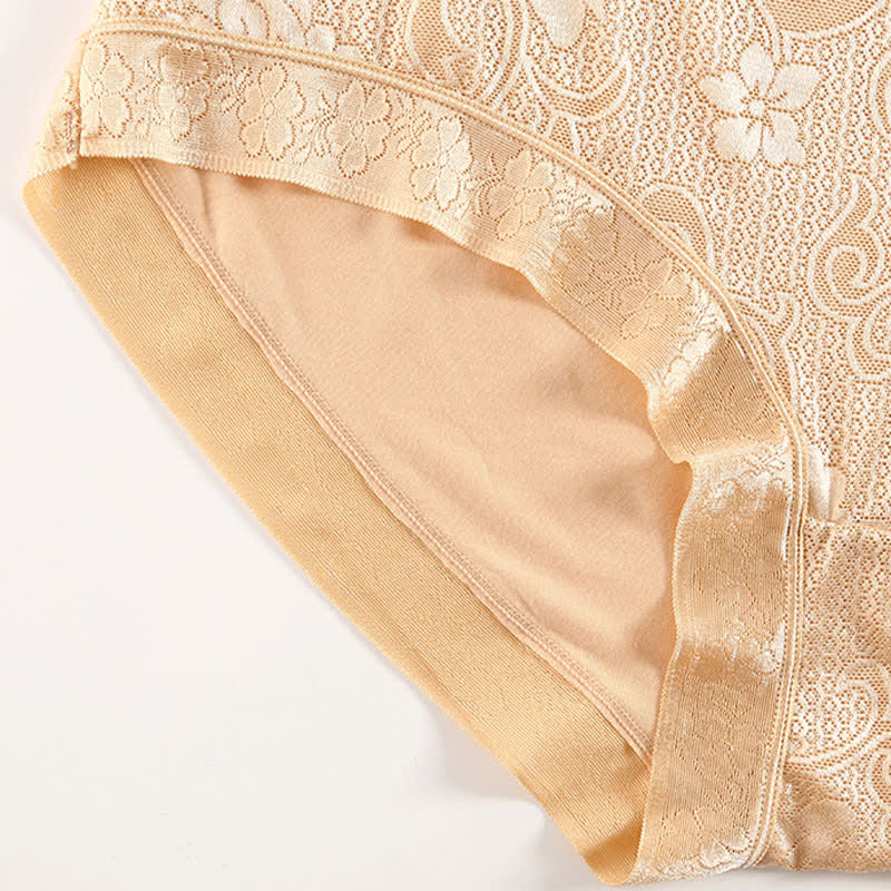 Culotte fine taille haute grande taille (5 paires)