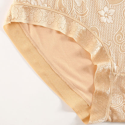 Culotte fine taille haute grande taille (5 paires)