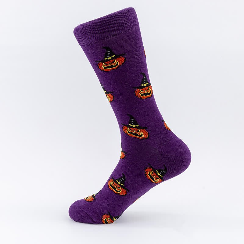 Chaussettes d'intérieur en coton Plusock Halloween (5 paires) - image 6