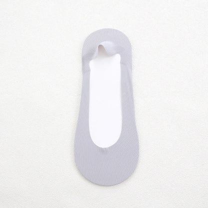 Chaussettes bateau 100% coton (7 paires) - Gris - EU41-45 (US9-13) - image 18