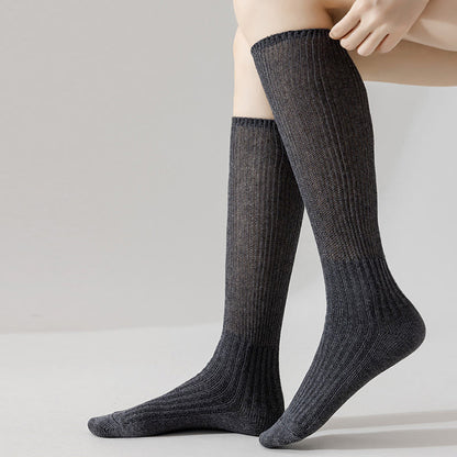 Chaussettes souples élégantes de couleur unie (3 paires)