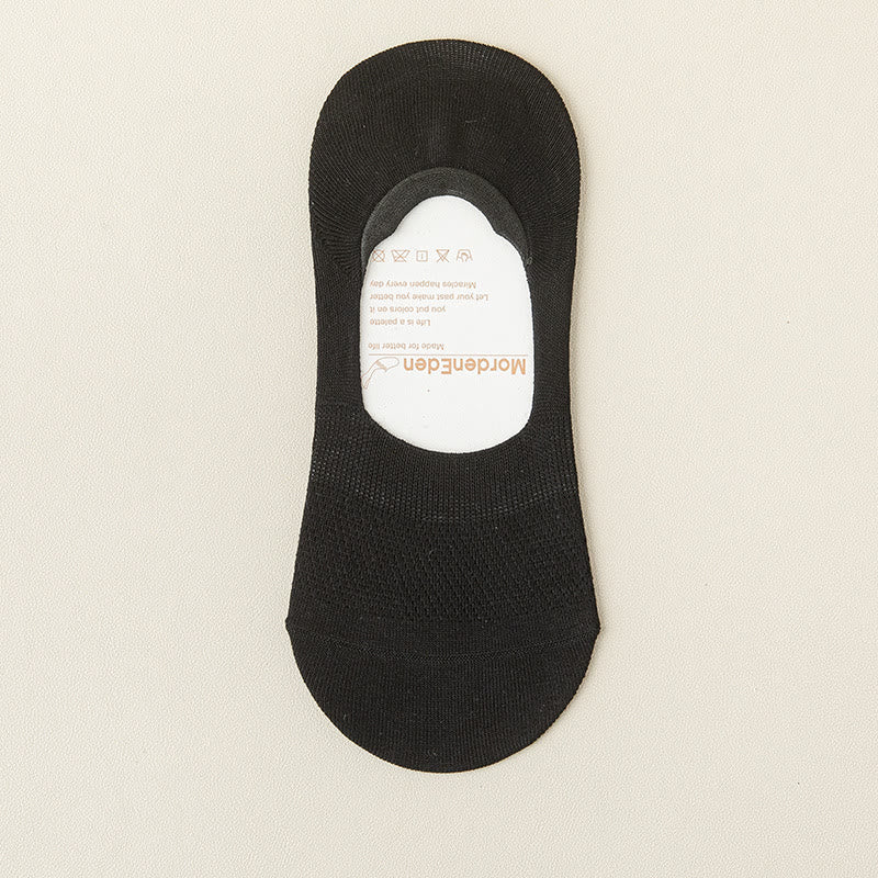 Chaussettes invisibles respirantes en maille (5 paires) - Noir - EU39-46 (US5-12) - image 16
